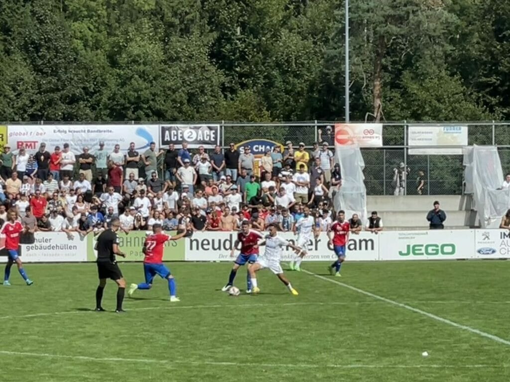 SC Cham-FCZ im Schweizer Cup